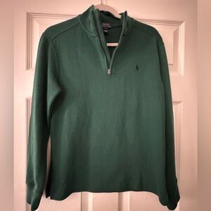 Polo by Ralph Lauren Forest Green Zip-Up Sweater